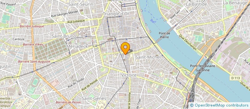 localisation de l'entreprise MADAME SABRINA CHAULIAC  BORDEAUX