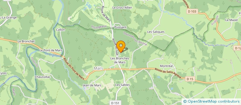 localisation de l'entreprise MADAME SABRINA CHAVANON  MARS