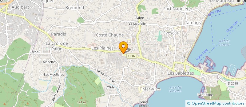 localisation de l'entreprise MADAME SABRINA CHEROUD à LA SEYNE-SUR-MER