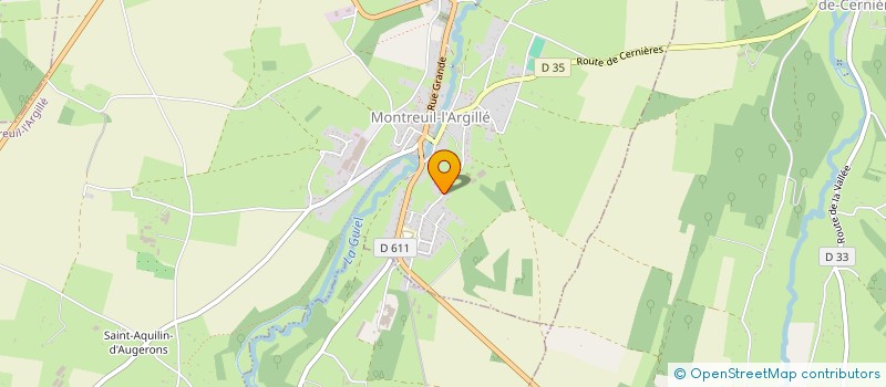 localisation de l'entreprise MADAME SABRINA CHESNOT  MONTREUIL-L'ARGILLE