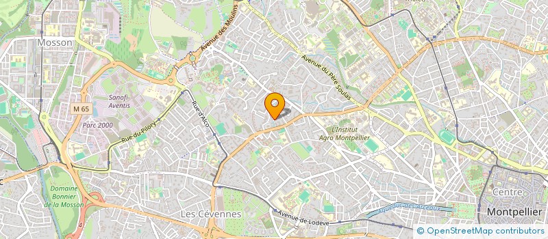 localisation de l'entreprise MADAME SABRINA CHETTAH  MONTPELLIER