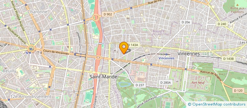 localisation de l'entreprise MADAME SABRINA CHETTRIT  VINCENNES