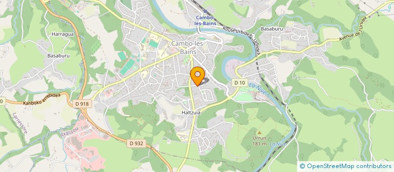 localisation de l'entreprise MADAME SABRINA CHEVALLIER  CAMBO-LES-BAINS