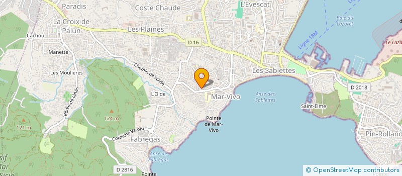 localisation de l'entreprise MADAME SABRINA CHEVRIER à LA SEYNE-SUR-MER