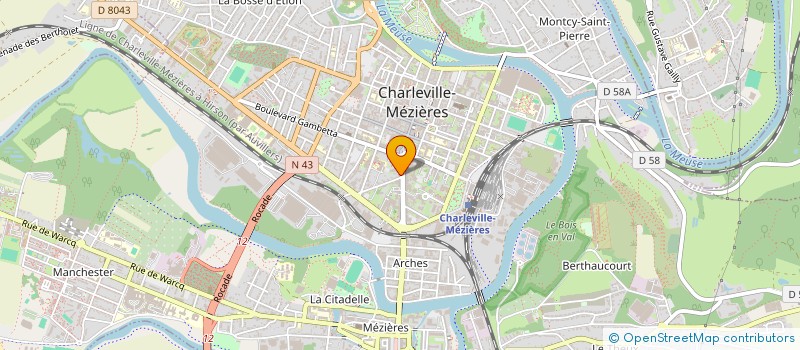 localisation de l'entreprise MADAME SABRINA CHEVRON à CHARLEVILLE-MEZIERES