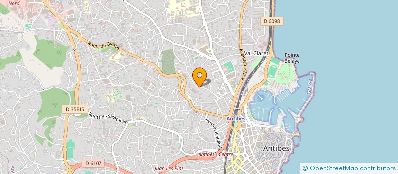 localisation de l'entreprise MADAME SABRINA CHIBANE à ANTIBES