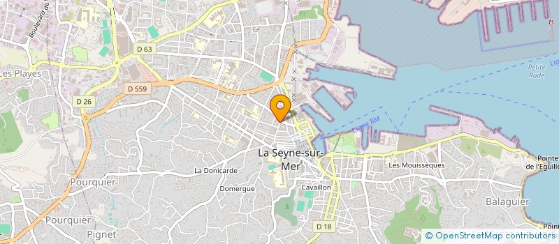 localisation de l'entreprise MADAME SABRINA CHIHI  LA SEYNE-SUR-MER