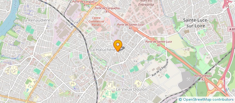 localisation de l'entreprise MADAME SABRINA CHOBLET à NANTES