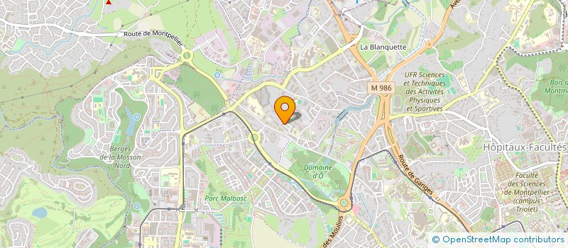 localisation de l'entreprise MADAME SABRINA CHOUKRI à MONTPELLIER
