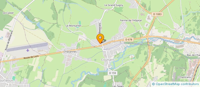 localisation de l'entreprise MADAME SABRINA CISLAGHI  COURLANS