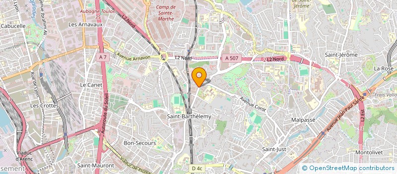 localisation de l'entreprise MADAME SABRINA CLIO à MARSEILLE