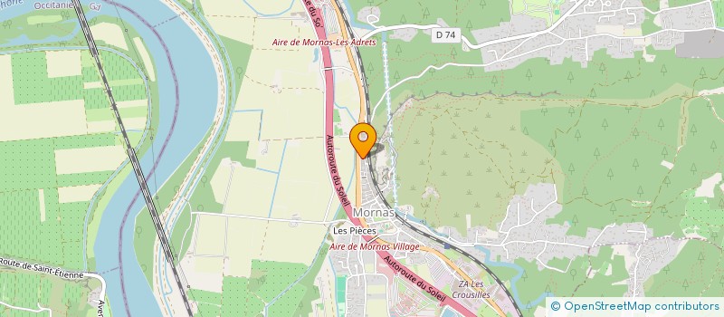 localisation de l'entreprise MADAME SABRINA CONSTANT  MORNAS