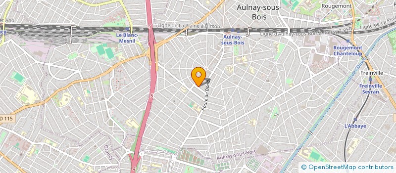 localisation de l'entreprise MADAME SABRINA CORN  AULNAY-SOUS-BOIS