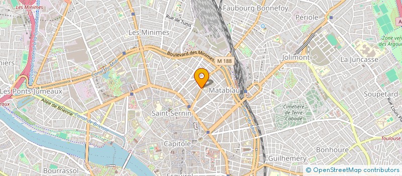 localisation de l'entreprise MADAME SABRINA COUZINET à TOULOUSE