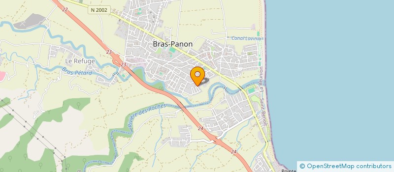 localisation de l'entreprise MADAME SABRINA COVINDIN SIRANIN  BRAS-PANON