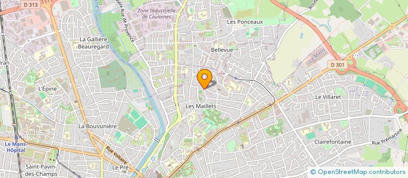 localisation de l'entreprise MADAME SABRINA CRABBE à LE MANS