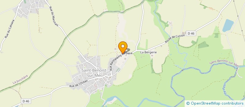 localisation de l'entreprise MADAME SABRINA CRESSENVILLE  SAINT-BENOIST-SUR-MER