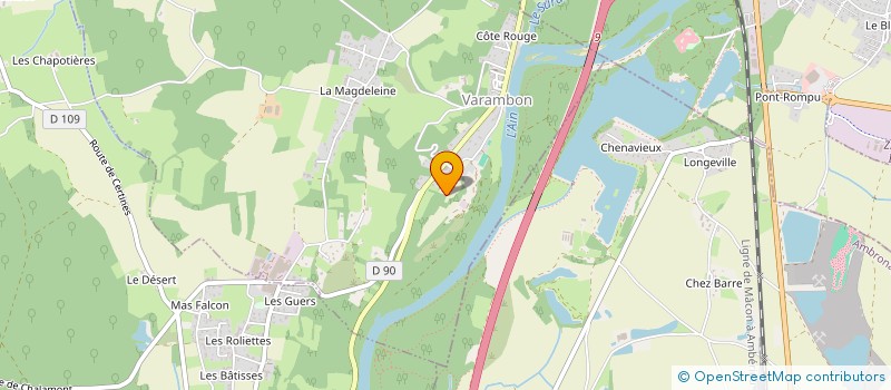 localisation de l'entreprise MADAME SABRINA CRIEDLICH DESCOURS  VARAMBON