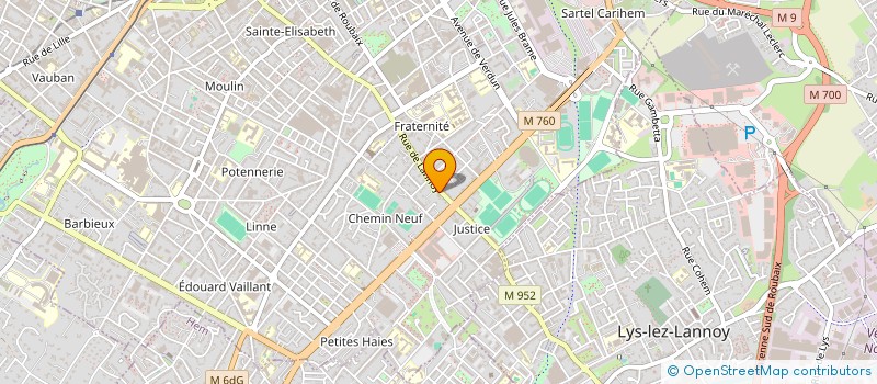 localisation de l'entreprise MADAME SABRINA DA ROCHA  ROUBAIX