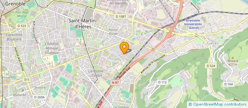 localisation de l'entreprise MADAME SABRINA DA SILVA  SAINT-MARTIN-D'HERES