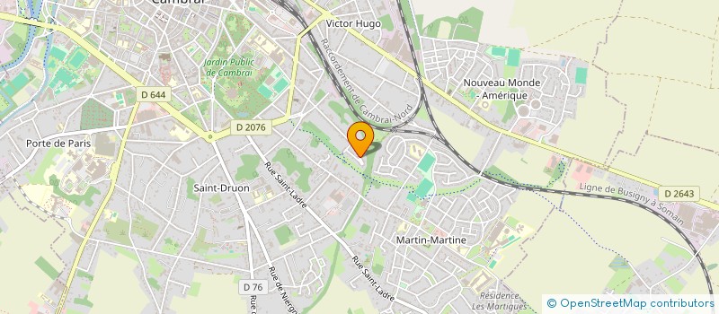 localisation de l'entreprise MADAME SABRINA DA SILVA CAFEDE  CAMBRAI