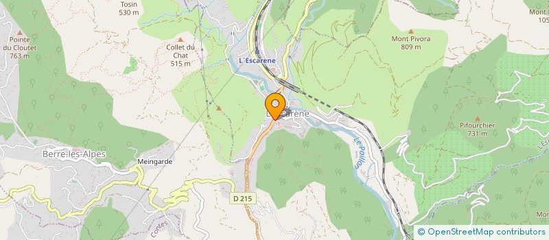 localisation de l'entreprise MADAME SABRINA DAINOTTO  L'ESCARENE