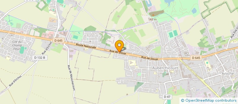 localisation de l'entreprise MADAME SABRINA DANHIEZ  AUBERCHICOURT