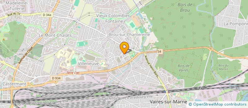 localisation de l'entreprise MADAME SABRINA DANIEL  BROU-SUR-CHANTEREINE