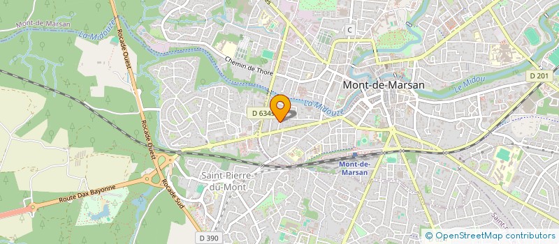 localisation de l'entreprise MADAME SABRINA DARTIGUELONGUE  MONT-DE-MARSAN