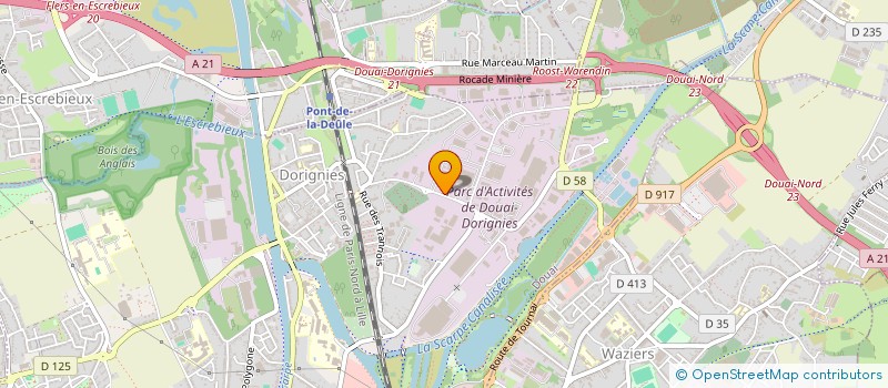 localisation de l'entreprise MADAME SABRINA DAUPLAIT  DOUAI