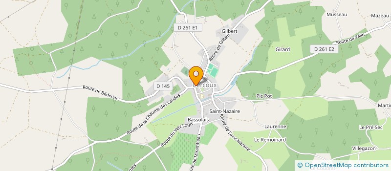 localisation de l'entreprise MADAME SABRINA DAVID  MONTGUYON