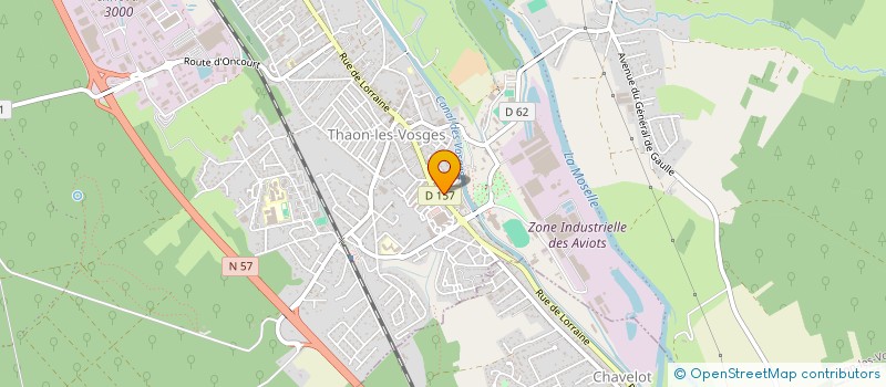 localisation de l'entreprise MADAME SABRINA DE FRANCISCIS  THAON-LES-VOSGES