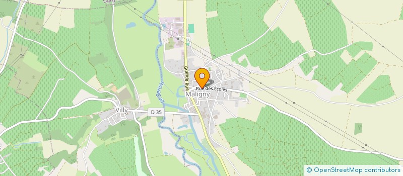 localisation de l'entreprise MADAME SABRINA DE OLIVEIRA  MALIGNY