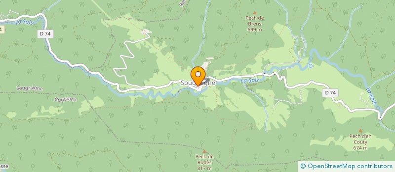 localisation de l'entreprise MADAME SABRINA DEBAR  SOUGRAIGNE