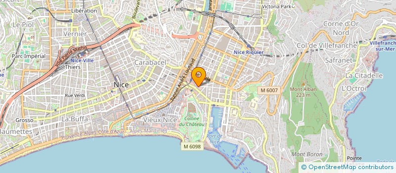 localisation de l'entreprise MADAME SABRINA DEBCHOUNE à NICE