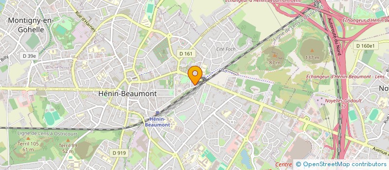 localisation de l'entreprise MADAME SABRINA DEBELVALET à HENIN-BEAUMONT