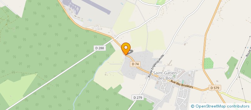 localisation de l'entreprise MADAME SABRINA DEBOEUF  SAINT-GATIEN-DES-BOIS