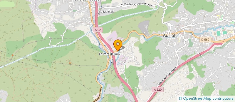 localisation de l'entreprise MADAME SABRINA DEBS  AURIOL