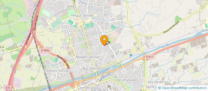 localisation de l'entreprise MADAME SABRINA DEFOURNY  CORNEILLA-DEL-VERCOL