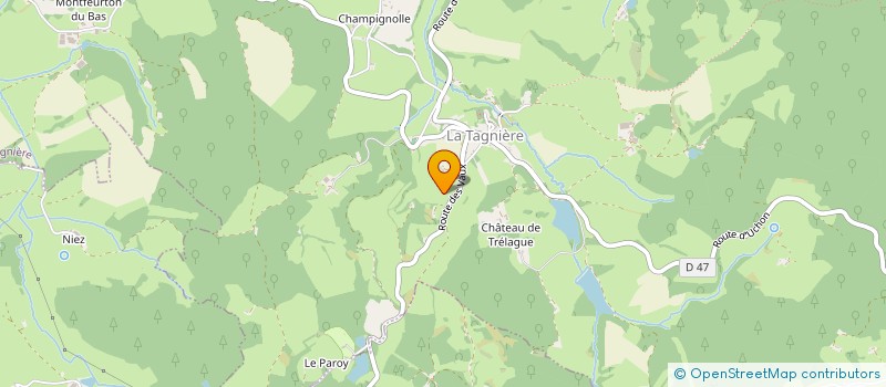 localisation de l'entreprise MADAME SABRINA DEGUIN  ETANG-SUR-ARROUX