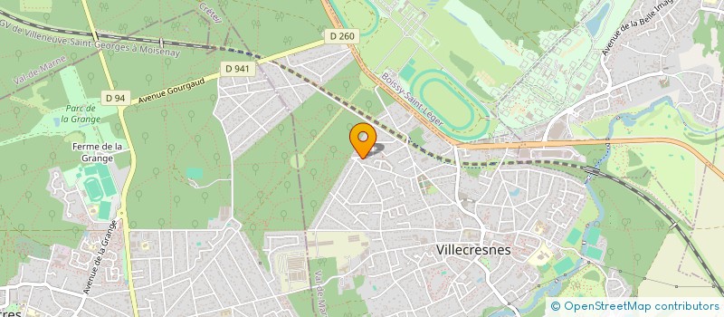localisation de l'entreprise MADAME SABRINA DELANGE  VILLECRESNES