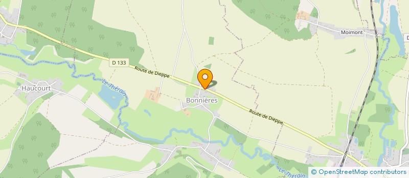 localisation de l'entreprise MADAME SABRINA DELAPLACE  BONNIERES