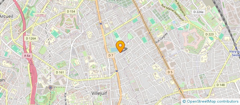 localisation de l'entreprise MADAME SABRINA DELEAN  VILLEJUIF