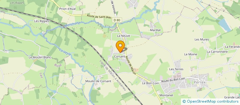 localisation de l'entreprise MADAME SABRINA DELVARRE  PERREX