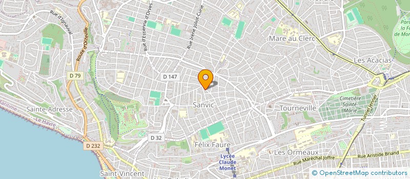 localisation de l'entreprise MADAME SABRINA DEMAREST  LE HAVRE