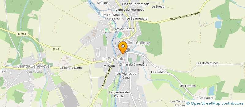 localisation de l'entreprise MADAME SABRINA DEMARGER à CHATILLON-COLIGNY