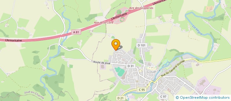 localisation de l'entreprise MADAME SABRINA DENIAU  LOUE