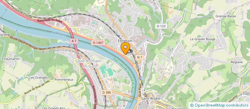 localisation de l'entreprise MADAME SABRINA DEPARIS  VIENNE