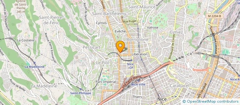 localisation de l'entreprise MADAME SABRINA DERBOUZ DRAOUA à NICE