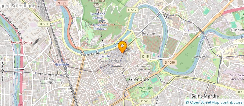 localisation de l'entreprise MADAME SABRINA DERLICH à GRENOBLE